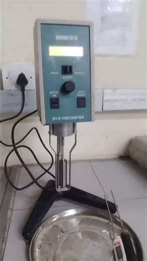 Viscometer in food lab #viscometer #foodlab