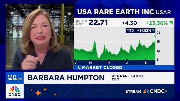 USA Rare Earth CEO: We are in close communication with White House
