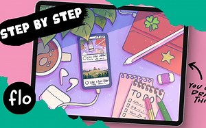 【Procreate】新手级教程 You Can Draw This in PROCREATE 手把手教你画书桌一景插画绘制过程_哔哩哔哩_bilibili