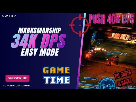 2026 SWTOR 7.7 Marksmanship Sniper Guide: Easy 34-39K DPS 5-Button PvE!