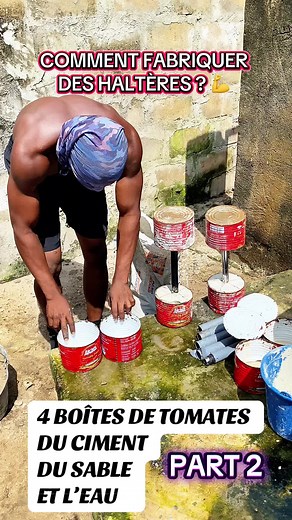 Fabrique tes haltères à la maison facilement