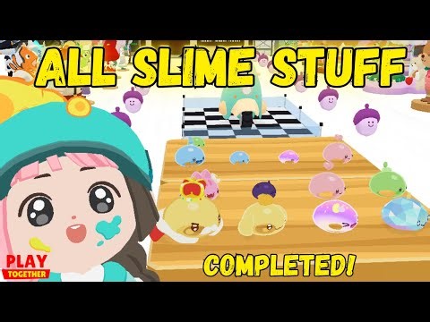 ULTIMATE Guide to ALL the CRAFTABLE SLIME STUFF (Play Together Game)