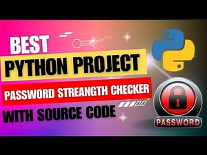 How To Make Password Strength Checker in Python! 🛡️🔐 | Step-by-Step Guide with Source Code"