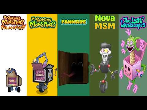 Dawn Of Fire, My Singing Monsters, Fanmade, Lost Landscapes, Nova / MSM | Redesign Comparisons