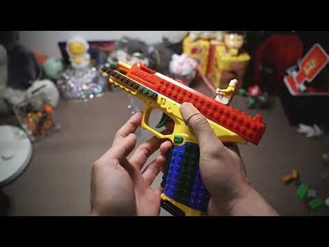 🚀 USP DIY Building Block Shell-Ejecting Soft Bullet Toy Gun – Build It. Shoot It. Repeat!
