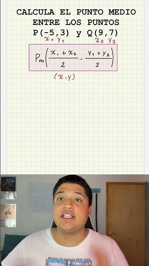 📍 El truco para encontrar el PUNTO MEDIO 🔥 Matemáticas fáciles #matematicas
