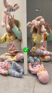 8.7K views · 133 reactions | Testing their twin telepathy part 2! #cute #twins #toddler #sisters #mum #family | The Hudson Family | Facebook