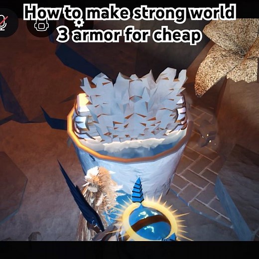 How to craft strong world 3 armor for cheap on the forge.