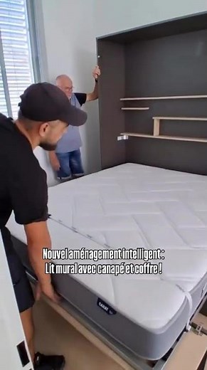 Démonstration lit escamotable