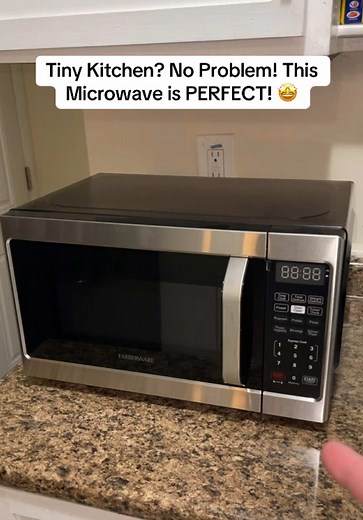 Farberware Microwave: Perfect for Tiny Kitchens!