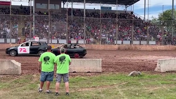 The Powder Puff Division of the Demolition Derby at the Door County Fair! | Let’s Go Door County