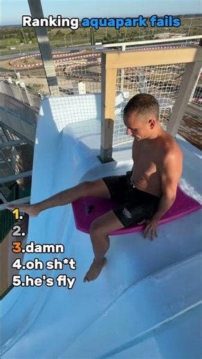 Ranking aquapark fails