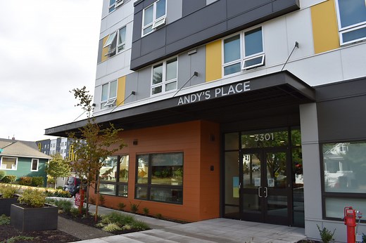 Compass Health unveils ‘Andy’s Place’ as official name of new permanent supportive housing building on Broadway Campus | Compass Health