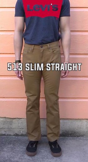 Levi's Slim Straight VS Straight Explained in 15 Seconds! 🤯 (513 VS 514)