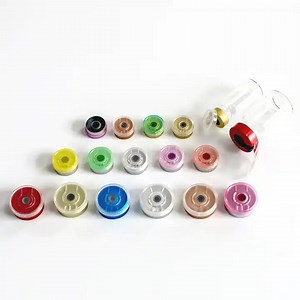 [Hot Item] Flip Top Tear off Pharmaceutical Aluminium Plastic Vials Cap with Rubber Stopper