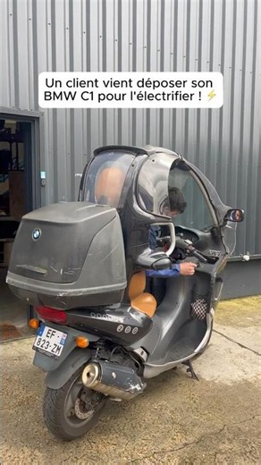 This customer brought us his BMW C1 to electrify it 😍⚡️ #NOIL #foryou #retrofit