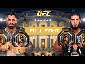 Ilia Topuria Vs Islam Makhachev | UFC White House | Full Fight