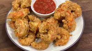 Crispy fried shrimp that beat any restaurant