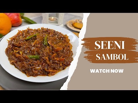 How to make BEST SEENI SAMBOL Recipe | TASTY & Delicious | Sri-Lankan Style | Rinoza’s Recipes! 🔥