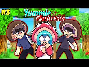 BECAUSE IT'S A POISONOUS MUSHROOM, YUMMIE MUSHROOM IS BEING CHASED IN MINECRAFT*YUMMIE MUSHROOM S...