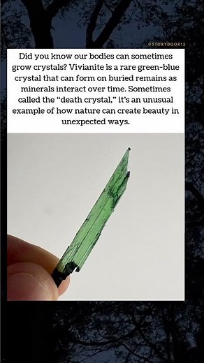 The Rare “Death Crystal” of Nature 💎🌿