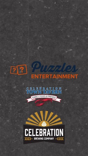 Puzzles Entertainment on Instagram: "Celebrating our Winners from tonight! Celebration Brewing Company Celebration Town Tavern"