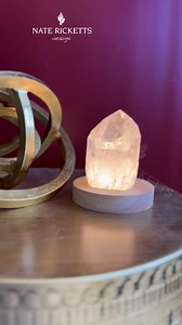 Quartzlight - Illuminated Crystal Lamp - Etsy