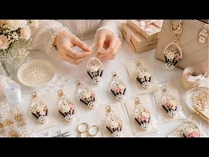 So Easy! I Made Mini Pearl Baskets with Beads & Wool 💖 | DIY Make & Sell