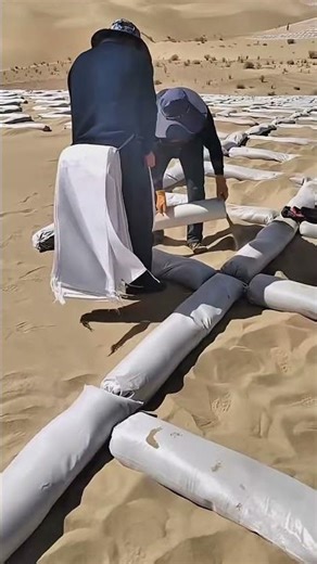 How Sand Grid Barriers Are Turning Deserts Green 😨