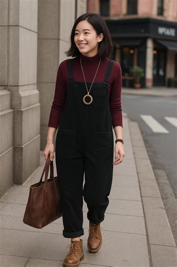 Casual Corduroy Bib Overalls Women Handmade Baggy Harem Jumpsuit Pants Winter Black Overalls - Etsy