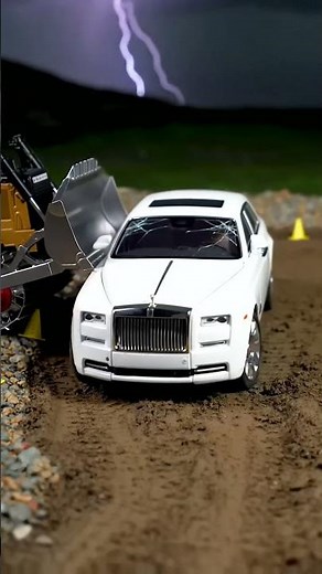 Watch Luxury Toy Cars Get CRUSHED by Construction Vehicles! 🤯