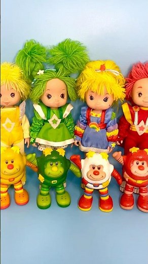 2003 Hallmark RAINBOW BRITE 8” DOLLS & 3.5” LIGHT-UP SPRITES 20th Anniversary #dollshorts