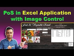 How to Insert image in excel Userform |New PoS In Excel Form | insert image in userform excel vba