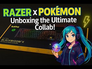 Razer BlackWidow X Pokémon Edition – Pikachu Meets Performance!