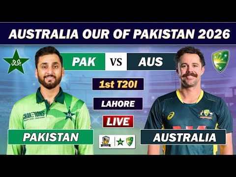 PAKISTAN vs AUSTRALIA 1st T20 LIVE MATCH COMMENTARY | PAK vs AUS CRICKET MATCH LIVE