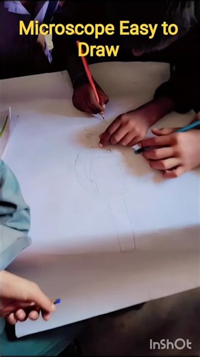 Microscope |Drawing |viral |Shorts #science #scienceexperiment