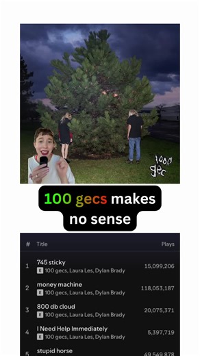 At first glance, this album cover seems like it makes NO sense for the music…. 100 gecs pioneered the hyperpop sound which is largely associated with very digital aesthetics like “glitch core” I would have expected 100 gecs to make the “easy” choice, and lean into that digital aesthetic. But instead of going digital, they went NATURAL!! Which, is just so genius to me. Literally chefs kiss. By choosing a super natural cover and very minimal editing (looks like it was shot on a point-and-shoot sty