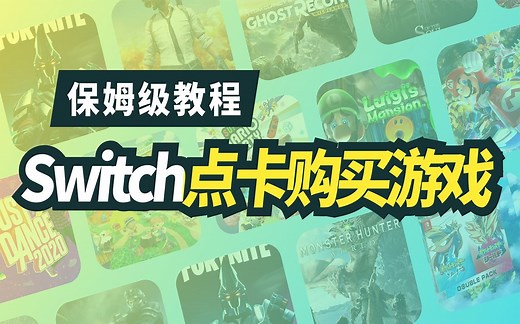 【Switch萌新必看】点卡买游戏教程和避坑指南