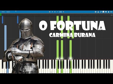 O Fortuna (From Carmina Burana) - Carl Orff Piano Tutorial (Synthesia)