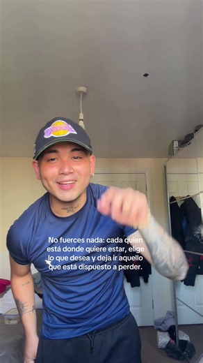 No fuerces nada: cada quien está donde quiere estar