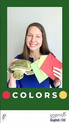 Colors - Say them with us! Red, Yellow, Green 🎨 | Gozango English 100