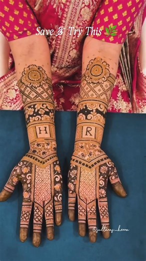 Bridal henna tutorial 🌿 | mehendi designs ✨ #shorts #mehndi #henna