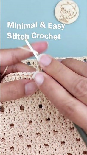 Minimal and Easy Crochet Stitch