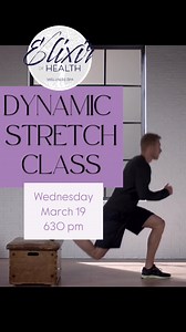 Free Dynamic Stretching Class – Tomorrow at 6:30 PM Stretching isn’t just a warm-up or cool-down—it’s an essential part of movement and performance. Whether you’re a runner, athlete, or just looking to move better, join us for a free dynamic stretching class at Elixir of Health! We were recently at the inaugural Apple Valley Half Marathon, helping runners recover, and now we’re bringing that same knowledge to you. Learn the difference between static vs. dynamic stretching, understand how to inco