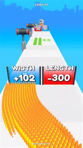 Bullet Stack Run Level 117 - No Mistakes Allowed 😱🤯 #trending #shorts #youtubeshorts #games