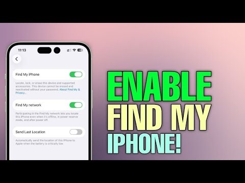 How to Enable Find My iPhone on iCloud || Tech Wash