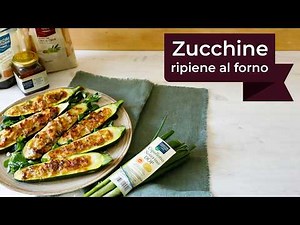 Baked Stuffed Zucchini | Easy Vegetarian Recipe