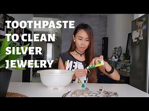 How to clean tarnished Jewelry | Easy method to clean Silver Jewelry with toothpaste | 92.5 Silver