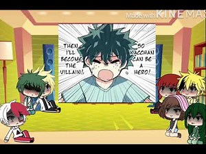 Mha react to waifu deku pt.4