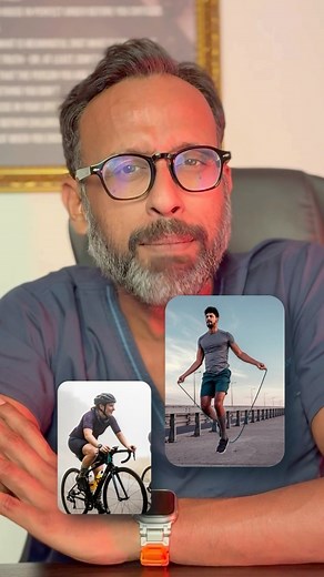 Cycling vs walking vs skipping for weightloss 📈 | Sandy Jacob